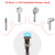 LEEGAWU Shower Hose, 79 Inches Extra Long Stainless Steel Handheld Shower Head Hose with Brass Insert and Nut - Durable and Flexible