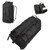 Vomgomfom 86L Foldable Duffle Bag with Wheels - Waterproof Rolling Travel Bag, Collapsible Luggage No Telescopic Handle, for Men Women Camping Sports Weekend Trips,Black
