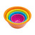 Confetti Nesting Mixing Bowls Set - 4-Piece Colorful Kitchen Bowls (18oz, 1.25QT, 2.5QT, 4QT) - BPA-Free, Dishwasher Safe, Space-Saving Design Vibrant Color