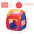 Costzon Ball Pit Play Tent for Kids, 100 Balls Included, Portable Baby Play House for Toddler Indoor & Outdoor USe, Easy Pop Up Fold into a Carrying Case (Red & Purple)