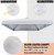 Ontheway 10x10 Replacement Canopy Top Cover, Pop Up Canopy Tent with Air Vent (White)