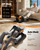 Under Desk Elliptical Machine, Electric Leg Exerciser for Seniors, Quiet & Portable Electric Seated Eclipse Exercise Training Machine with Remote, 12 Level Speeds & Mute Function, Manual & Auto Mode