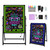 Hosim Standing A-Frame LED Message Writing Board, 32”x 24" Illuminated Erasable Neon Restaurant Menu Sign Board with 8 Colors Markers & 16 Lighting Colors DIY Chalkboard Light Up Sign
