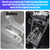 Bledtax Center Console Automatic Gear Shift Panel Cover ABS Carbon Fiber Compatible with Honda Civic 2016-2021 Center Consoles Cover (4Pcs)