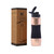 Pure Copper Water Bottle with Sipper Cherry Black, 900 Ml Capacity (30.4 US Fl Ounce) For Ayurveda Health Benefits