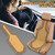 VaygWay Wood Beaded Comfort Seat Cushion – Wooden Beaded Comfort Car Seat Cover –Double Strung Car Massaging Cool Cover Car Chair w/High Ventilation – for Truck or Office Chair