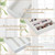 Amylove 4 Pcs Beige Sunglass Organizer Trays 4 Grids Velvet Glasses Holder Jewelry Display Organizer Eyeglasses Storage Box Drawer