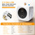 Kenuos Mini Tank Water Heater Electric 2.5 Gallon Under Sink Instant Hot Water Heater with LED Dsiplay,T&P Valve,3-Way Diverter,110V 120V Point Of Use Water Heaters for Kitchen RV Bathroom White