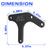 VPZMT 1.5'' Rear Lift Kit Fit for Harley Tri Glide Ultra FLHTCUTG, Street Glide Trike FLHXXX, Freewheeler 2009-2023 Models