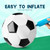 Soccer Ball Size 4 with Pump for Kids 8-12 - Indoor Outdoor Soccer Soft Cover and Long-Lasting Performance - Official Size & Weight - Ideal Gifts for Kids Boys Girls 8 9 10 11 12 Years