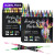 Acrylic Paint Marker Pen Set, 1 Set 12/24/36pcs Double Tip Double Color Quick Dry Waterproof Acrylic Paint Drawing Marker Pen, Crafts Art Supplies for Rock Painting, Wood, Canvas, Stone, Glass #GLOBAL PICKS
