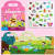 Reusable Sticker Book, Sticker Album, 1/6 Counts Waterproof Double-sided Design Sticker Book, Educational Toy for Kids, Art Stickers, Perfect for Gifts