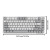 AJAZZ AK820 Wired Mechanical Gaming Keyboard, 75% Layout 82-Key Hot-Swappable Design with Metal Volume Knob, Gasket Structure and 5-Layer Filled PBT Keycaps, Ergonomic Keyboard for Esports & Office Use, Mechanical Keyboards #GLOBAL PICKS