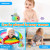 Electric Sensory Water Whale Bath Toy with Lights, USB Rechargeable Battery Included, Summer Bathroom Playtime Fun for Kids