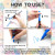 12pcs/set Body Paint Marker Pen High Pigment, Face Body Art Temporary Tattoo Drawing Pen, Party Supplies, Valentine's Day Gift