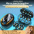 Wireless Ear Hook Earphone, Long Standby Gaming Headset with Digital Display Charging Case, True Wireless Bluetooth-compatible Fitness Earbuds for Sports Running, Chargeable Headphones