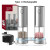 Electric Salt & Pepper Grinder Set, 1/2 Counts Battery Powered Household Seasoning Grinder, Portable Handheld Spice Grinder for Kitchen(without Battery), Gift #TOP PICKS