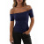 Fisoew Sports 2026 Summer Spring Women's Off-Shoulder Y2K Yoga Short-Sleeve T-shirt, High Elasticity, Solid Color, Slim Fit Basic Style, suitable for home, parties, commuting, travel,