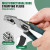 ZML 6-in-1 Multi-Function CR-V Steel Wire Stripper Pliers, Diagonal Cutters with Adjustable Cutting Depth and Sharp Blades for Nails and Electrical Cables, Hardware Wirecutters