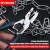 ZML 6-in-1 Multi-Function CR-V Steel Wire Stripper Pliers, Diagonal Cutters with Adjustable Cutting Depth and Sharp Blades for Nails and Electrical Cables, Hardware Wirecutters