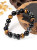 Triple Protection Bracelet, Unisex Gemstone Healing Crystal Bracelet, Fashionable Jewelry for Women & Men, Ideal Gift for Friends