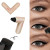 Dual-Head Heart Eyeliner Stamp Pen, Flexible Quick-Dry Eyeliner with Long-Lasting Formula, Waterproof Liquid Eyeliner