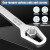 Universal Car Torx Wrench,8-24mm Self-tightening Wrench,Double-head Torx Spanner,Non-Slip Multi-function Wrench for Most Nuts & Bolts Repair,Professional Car Assembly & Disassembly Tool.
