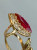 1 PC Gorgeous Cubic Zirconia Gemstone Ring For Women For Valentine's Day Gift Wedding Anniversary Party Jewelry Cubic Zirconia Rings