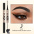 QICIY 4-Point Eyebrow Pencil & Dye Set Extremely Fine Tip Waterproof Sweat Resistant Long Lasting Non Smudging Natural Look 3D Curling Eyelash Iron Mascara Durable Cosmetic