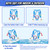 2-in-1 Pool Basketball Hoop & Ring Games, Summer Water Outdoor Party Pool Toys for Kids Ages 4-8, 8-12, Summer Outdoor Water Toys Pool Games for Adults and Family Birthday Pool Basketball Games Toys