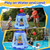 EagleStone Inflatable Pool Basketball Hoop for Kids & Adults, 47" Swimming Floating Basketball Hoop for Pool with 3 Balls, Pump, Summer Outdoor Pool Water Game for Family, Party, Beach & 4th of July