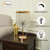 Popity home Crystal Table Lamps Set of 2, Gold Lamps for nightstand with 2 USB Charging Ports, 3-Way Touch Dimmable Crystal Desk Lamp, Gold Bedside Lamp with Elegant Shade for Bedroom, Living Room