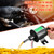 Threlaco 2 Pcs Electric Fuel Pump Kit 12v Universal Low Pressure 4-7 Psi Gas Diesel Inline Pump with 2 Fuel Filter and 8 Hose Clamp Carburetor Hep-02a Lawn Mower Transfer Machine(Black)