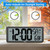 XREXS Large Digital Wall Clock, Battery Operated Alarm Clocks for Bedroom Home Decor, Count Up & Down Timer, 14.17 Inch Large LCD Screen with Time/Calendar/Temperature Display (Batteries Included)