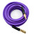SYXQT Hybrid Air Hose(PVC) 1/4-Inch x 25FT,Air Compressor Hose 300 PSI Heavy Duty,Kink Resistant,All-Weather Flexibility with 1/4-Inch Industrial Air Fittings and Bend Restrictors,Purple
