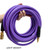 SYXQT Hybrid Air Hose(PVC) 1/4-Inch x 25FT,Air Compressor Hose 300 PSI Heavy Duty,Kink Resistant,All-Weather Flexibility with 1/4-Inch Industrial Air Fittings and Bend Restrictors,Purple
