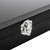 Elsjoy 2 Pack 100 Slots Ring Display Case with Transparent Glass Lid, Black Velvet Ring Organizer Box Large Ring Storage Tray, Vintage Jewelry Holder for Home, Selling