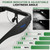 Magnifying Glasses with Light, 0.75X-4.0X Magnifying Glass, Rechargeable Head Magnifier Glasses with 3 LED Lights and 5 Detachable Lenses, Headset Magnifier for Close Work Crafts Jewelry