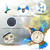 Thermometer Indoor Outdoor Patio Weather Thermometer Wall Hummingbird No Battery Required Hanging Decor Hygrometer