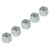 Camotokiit Grade 5 Shear Bolts for Rotary Cutters 1/2" x 3-1/2" with Nylock Nuts - 5 Pack (Grade 5:1/2" X 3-1/2")