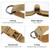 Annchwool No Pull Dog Harness with Soft Padded Handle,Reflective Strip Escape Proof and Quick Fit to Adjust Dog Harness,Easy for Training Walking for Small & Medium and Large Dogs(Brown,L)