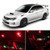 LEDpartsNow Interior LED Lights Replacement for 2004-2019 Subaru WRX STI Accessories Package Kit (8 Bulbs), RED