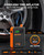 Portable Jump Starter with Air Compressor, 3000A Car Jumper, 150PSI Cordless Tire Inflator, 12V Jump Box for 9.0 Gas/7L Diesel Engine, Car Battery Booster with Storage Bag, Orange