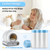 Self-Cleaning Litter Box, Drawstring Litter Box Liners, 60 Count Waste Drawer Liners Bags Replacement Compatible with Self-Cleaning Litter Box Robot Cat Litter Waste Receptacles Bags
