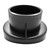 Timyrimy 2.36"/60mm Porch Swing Replacement Feet, Black Horseshoe-Shaped Plastic Leg Caps to Secure Swing Legs to Ground(Set of 4)