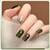 GAOY Jelly Gel Nail Polish, 16ml Sheer Green Translucent Soak Off Gel Polish, UV Light Cure for Nail Art DIY, 2138 Everglade Green