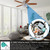ZE-268S6 Ceiling 3 Speed 4 Wire Switch Compatible with Hunter Ceiling Fans, Lamps and Wall Lights (Nickel Pull Chain)