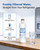 Waterspecialist Replacement for LG® LT1000P®, LT1000PC, ADQ747935, LFCC22426S, LRFXS2503S, LMWS27626S, LRDCS2603S, 6 Month 200 Gallon Refrigerator Water Filter and LT120F® Air Filter, 3 Combo