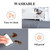 Mcrbeay Shelf Liners for Kitchen Cabinets, 16Inch x 20Ft, Non Adhesive Shelf Liner, Non-Slip Kitchen Drawer Liners, Waterproof Durable Cabinet Liners for Shelves, Refrigerator, Pantry, Dark Gray