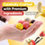 Banana Split Gumballs – 1 Inch Large Bubble Gum Balls – 15OZ Bag Double Bubble Chewing Gum – Vanilla Chocolate Strawberry Banana Flavors – Bulk Candy Refill for Gumball Machines, Parties & Events